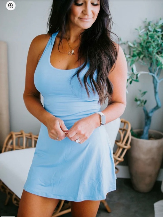 Dresses & Skirts - Light Blue Sleeveless Tank Dress